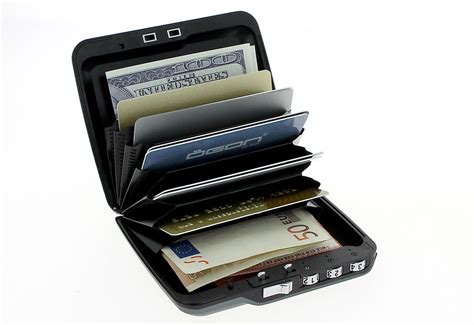 RFID Combination Locking Wallet @ SharperImage.com